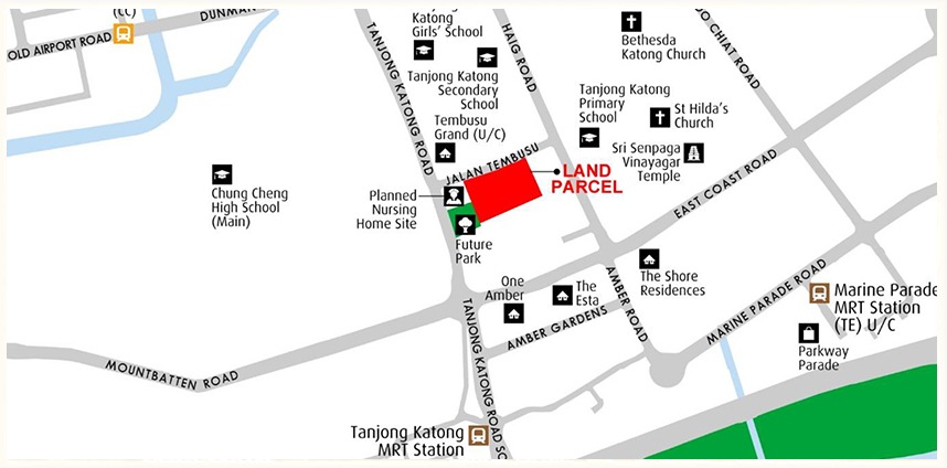 Emerald of Katong location map